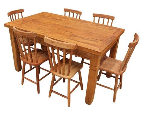 mesa madeira maciça 6 lugares-1